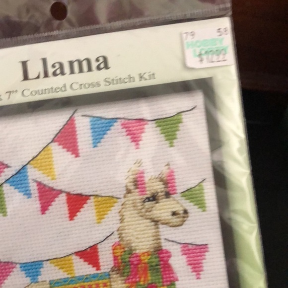 BNIP llama cross stitch kit - Picture 2 of 4